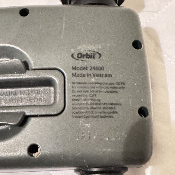 Orbit Timer Model 24600 Digital Garden Hose Water Irrigation Controller Outdoor - Picture 4 of 4
